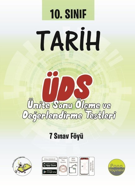 Pano 10. Sınıf Tarih ÜDS Ünite Değerlendirme Sınavı Pano Yayınevi