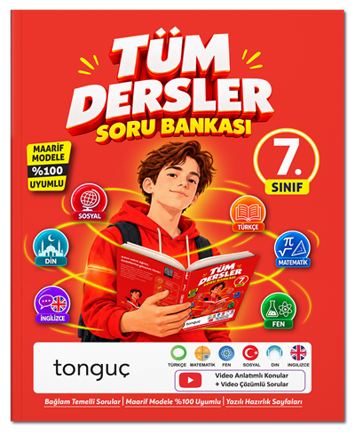 Tonguç 7. Sınıf Tüm Dersler Maarif Model Soru Bankası Tonguç Akademi