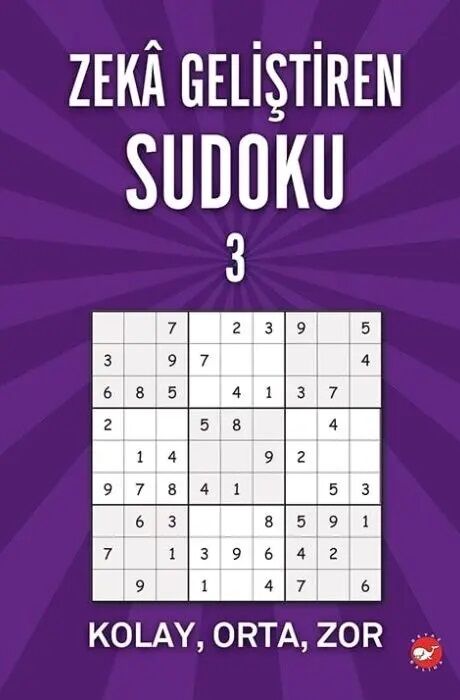 Zeka Geliştiren Sudoku-3  Beyaz Balina Yayınları