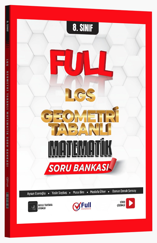 Full Matematik 8. Sınıf LGS Geometri Tabanlı Matematik Soru Bankası Full Matematik Yayınları