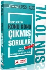 Paraf Akademi 2026 KPSS MEB-AGS Tarih-Coğrafya-Vatandaşlık-Güncel Bilgiler Lisans Çıkmış Sorular Son 10 Yıl Konu Konu Çözümlü Paraf Akademi Yayınları