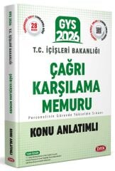 Data 2026 GYS İçişleri Bakanlığı Çağrı Karşılama Memuru Konu Anlatımlı Görevde Yükselme Data Yayınları