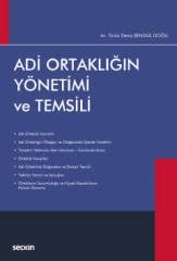 Seçkin Adi Ortaklığın Yönetimi ve Temsili - Türkü Deniz Bengül Doğu Seçkin Yayınları