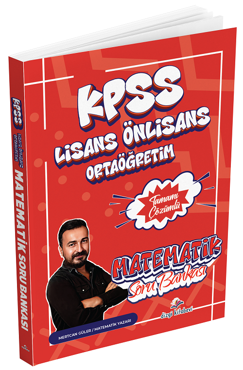 Dizgi Kitap 2026 KPSS Matematik Soru Bankası Çözümlü - Mertcan Güler Dizgi Kitap