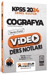 SÜPER FİYAT - Yediiklim 2024 KPSS Coğrafya Atölye Video Ders Notları - Hakan Topcan Yediiklim Yayınları