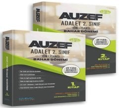 Emsal Açıköğretim AUZEF 2. Sınıf Bahar Adalet Konu Anlatımlı Soru Bankası 2 Kitap Emsal Yayınları