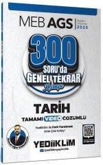 Yediiklim 2025 MEB-AGS Tarih 300 Soruda Genel Tekrar Kampı Çözümlü - Ahmet Uğur Karakuza Yediiklim Yayınları