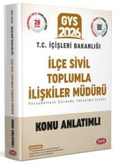 Data 2026 GYS İçişleri Bakanlığı İlçe Sivil Toplumla İlişkiler Müdürü Konu Anlatımlı Görevde Yükselme Ünvan Değişikliği Data Yayınları