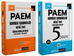 Pegem 2025 PAEM Komiser Yardımcılığı ve Rütbe Terfi Konu Anlatımlı Soru Bankası + 5 Deneme 2 li Set Pegem Akademi Yayıncılık