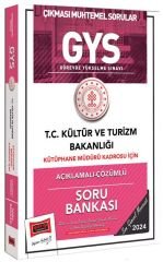 Yargı 2024 GYS Kültür ve Turizm Bakanlığı Kütüphane Müdürü Soru Bankası Çözümlü Görevde Yükselme Yargı Yayınları
