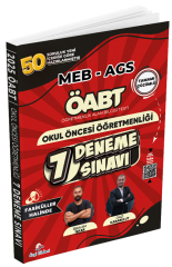 Dizgi Kitap ÖABT MEB-AGS Okul Öncesi Öğretmenliği 7 Deneme Fasikül Çözümlü - İbrahim İşkar, Gazi Karabulut Dizgi Kitap Yayınları