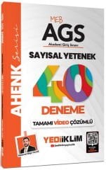 Yediiklim 2025 MEB-AGS Sayısal Yetenek 40 Deneme Çözümlü Ahenk Serisi - Mehmet Bilge Yıldız Yediiklim Yayınları