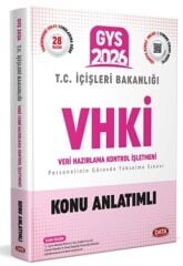 Data 2026 GYS İçişleri Bakanlığı VHKİ Veri Hazırlama Kontrol İşletmeni Konu Anlatımlı Görevde Yükselme Data Yayınları