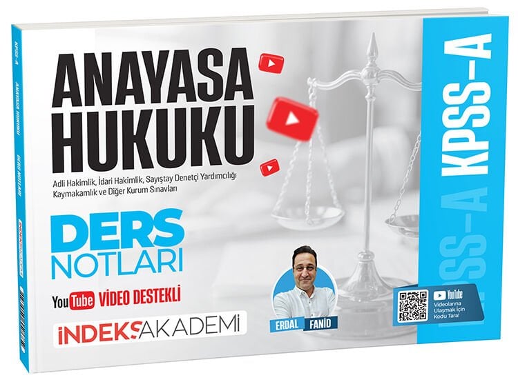 İndeks Akademi 2026 KPSS A Grubu Anayasa Hukuku Video Ders Notları - Erdal Fanid İndeks Akademi Yayıncılık