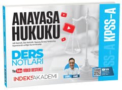 İndeks Akademi 2026 KPSS A Grubu Anayasa Hukuku Video Ders Notları - Erdal Fanid İndeks Akademi Yayıncılık