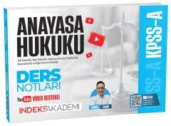İndeks Akademi 2027 KPSS A Grubu Anayasa Hukuku Video Ders Notları - Erdal Fanid İndeks Akademi Yayıncılık
