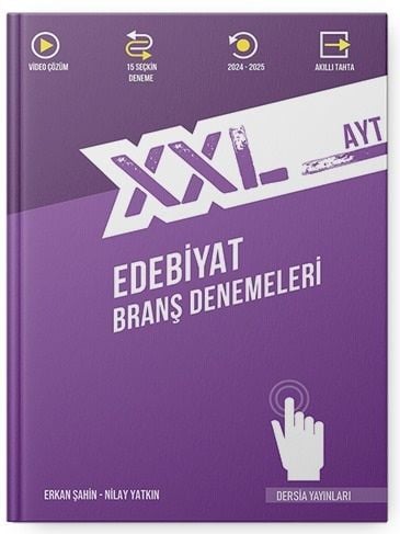 Dersia YKS AYT Edebiyat XXL Branş Denemeleri Dersia Yayınları