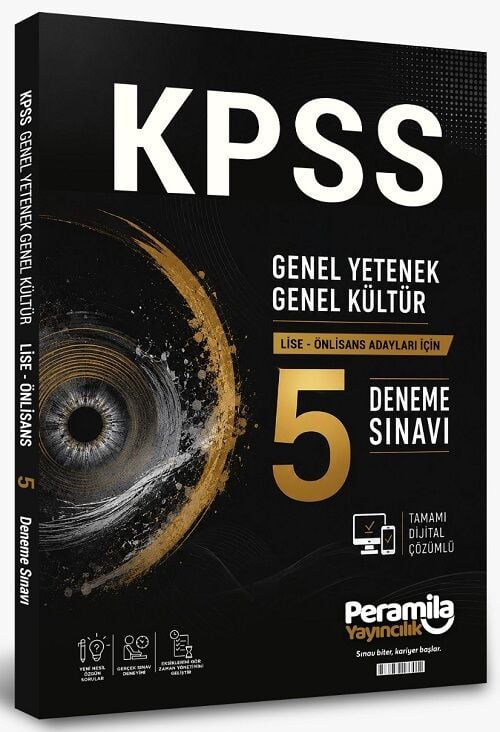 Peramila KPSS Lise Ön Lisans 5 Deneme Çözümlü Peramila Yayıncılık