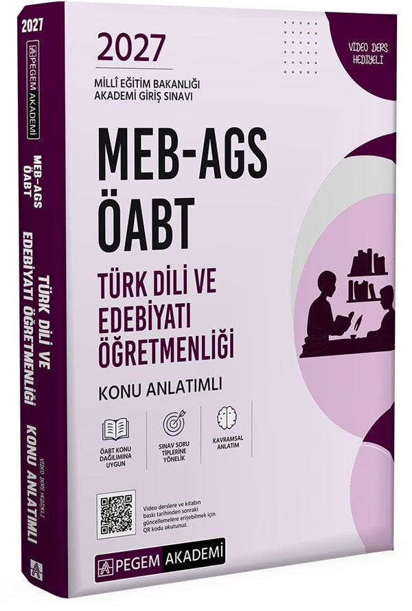 Pegem 2027 ÖABT MEB-AGS Türk Dili ve Edebiyatı Öğretmenliği Konu Anlatımlı Pegem Akademi Yayınları