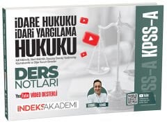 İndeks Akademi 2026 KPSS A Grubu İdare ve İdari Yargılama Hukuku Video Ders Notları - Erdal Fanid İndeks Akademi Yayıncılık