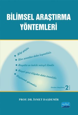 Nobel Bilimsel Araştırma Yöntemleri - İsmet Daşdemir Nobel Akademi Yayınları