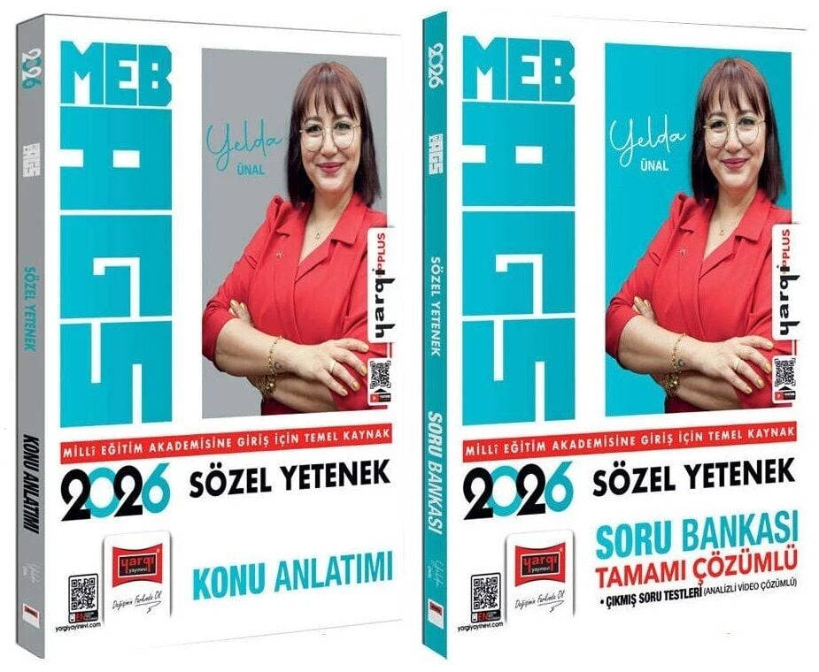 Yargı 2026 MEB-AGS Sözel Yetenek Konu Anlatımı + Soru Bankası 2 li Set - Yelda Ünal Yargı Yayınları