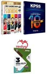 HEDİYELİ - Yargı + Marka 2026 KPSS Genel Yetenek Genel Kültür Dev Kadrodan Kazandıran 5+10 Deneme 2 li Set Yargı + Marka Yayınları