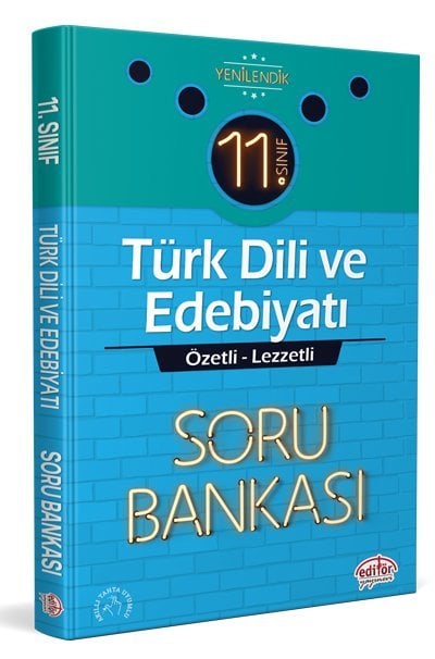 Editör 11. Sınıf Türk Dili ve Edebiyatı Özetli Lezzetli Soru Bankası Editör Yayınları