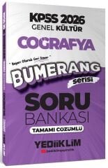 Yediiklim 2026 KPSS Coğrafya Bumerang Soru Bankası Çözümlü Yediiklim Yayınları