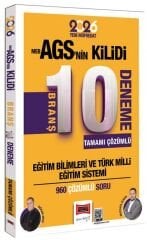 YENİ AGS - Yargı 2026 MEB-AGS nin Kilidi Eğitim Bilimleri ve Türk Milli Eğitim Sistemi 10 Deneme Çözümlü - Gökan Araz, Mustafa Alkan Yargı Yayınları