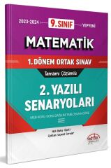 Editör 9. Sınıf Matematik 1. Dönem Ortak Sınav 2. Yazılı Senaryoları Editör Yayınları