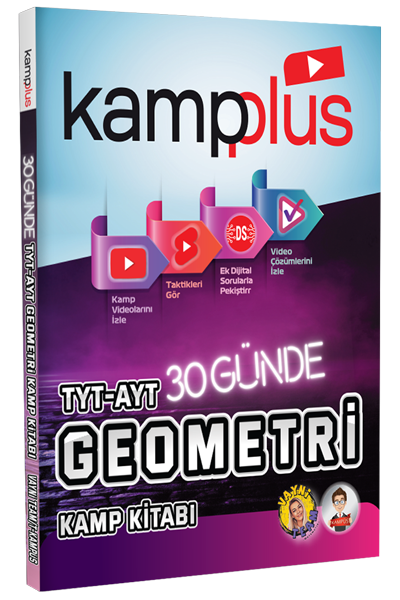 Kampplus YKS TYT AYT Geometri Kampplus 30 Günde Kamp Kitabı Kampplus
