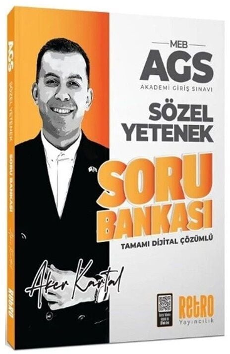 Retro 2027 MEB-AGS Sözel Yetenek Soru Bankası Çözümlü - Aker Kartal Retro Yayıncılık