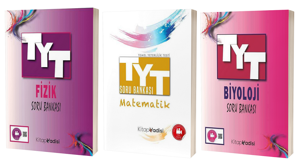SÜPER FİYAT - Kitap Vadisi YKS TYT Sayısal Soru Bankası 3 lü Set Kitap Vadisi Yayınları