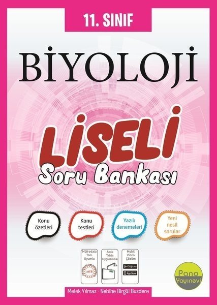 Pano 11. Sınıf Biyoloji Liseli Soru Bankası Pano Yayınevi