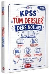 Data 2026 KPSS Genel Yetenek Genel Kültür Tüm Dersler Ders Notları Data Yayınları
