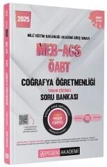 Pegem 2025 ÖABT MEB-AGS Coğrafya Öğretmenliği Soru Bankası Çözümlü Pegem Akademi Yayınları