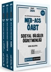 SÜPER FİYAT - Pegem 2026 ÖABT MEB-AGS Sosyal Bilgiler Öğretmenliği Konu Anlatımlı Modüler Set Pegem Akademi Yayınları