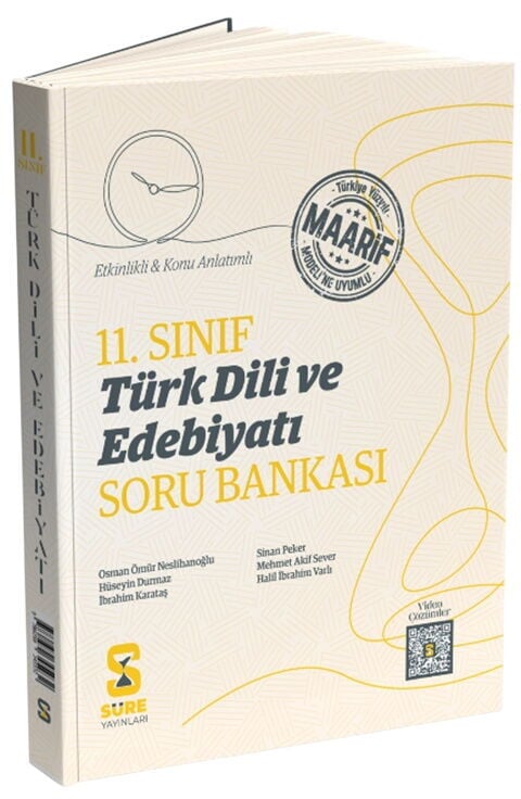 Süre 11. Sınıf Türk Dili ve Edebiyatı Maarif Modeli Konu Anlatımlı Soru Bankası Süre Yayınları