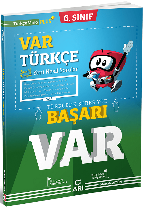 Arı Yayınları 6. Sınıf Türkçe VAR Soru Bankası Arı Yayınları