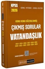 Pegem 2026 KPSS Vatandaşlık Çıkmış Sorular Son 12 Yıl Konu Konu Çözümlü Pegem Akademi Yayınları