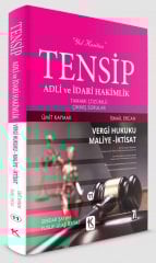 Kuram Kitap TENSİP Vergi Hukuku Maliye İktisat Adli İdari Hakimlik Çıkmış Sorular Kuram Kitap
