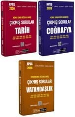 Pegem 2026 KPSS Tarih + Coğrafya + Vatandaşlık Çıkmış Sorular Konu Konu 3 lü Set Pegem Akademi Yayınları