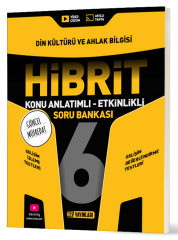 Hız Yayınları 6. Sınıf Din Kültürü ve Ahlak Bilgisi Hibrit Konu Anlatımlı Etkinlikli Soru Bankası Hız Yayınları
