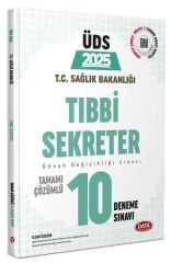 SÜPER FİYAT - Data 2025 GYS ÜDS Sağlık Bakanlığı Tıbbi Sekreter 10 Deneme Çözümlü Görevde Yükselme Ünvan Değişikliği Data Yayınları