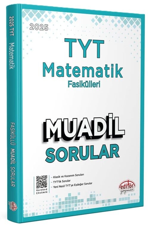 Editör 2025 YKS TYT Matematik Fasikülleri Muadil Sorular Soru Bankası Çözümlü Editör Yayınları