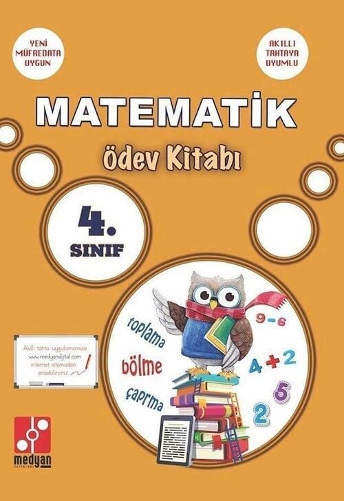 SÜPER FİYAT - Medyan 4. Sınıf Matematik Ödev Kitabı Medyan Yayınları