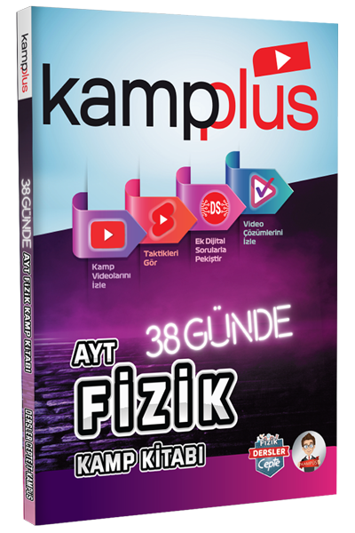Kampplus YKS AYT Fizik Kampplus 38 Günde Kamp Kitabı Kampplus