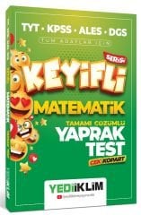 Yediiklim TYT KPSS ALES DGS Keyifli Matematik Yaprak Test Çözümlü Yediiklim Yayınları