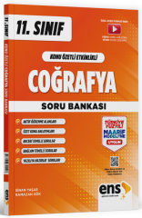 ENS Yayınları 11. Sınıf Coğrafya Konu Özetli Maarif Modeli Soru Bankası ENS Yayınları